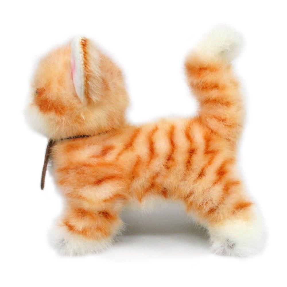 Sanei Graceful Reissue Cat Mia Plush Toy Gold Standing 15cm