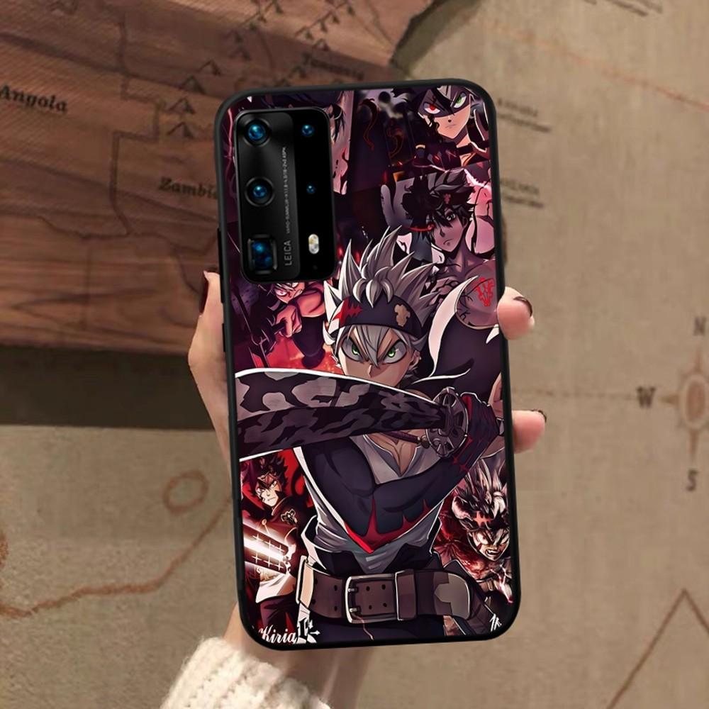 Black Clover Phone Case For Huawei P 8 9 10 20 30 40 50 Pro Lite Psmart Honor 10 Lite 70 Mate 20lite
