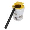 New PP Material Mouse Trap Bucket Flip-style Auto-Reset Multi-Catch Trap Yellow Owl Mouse Traps Indoor Home Use