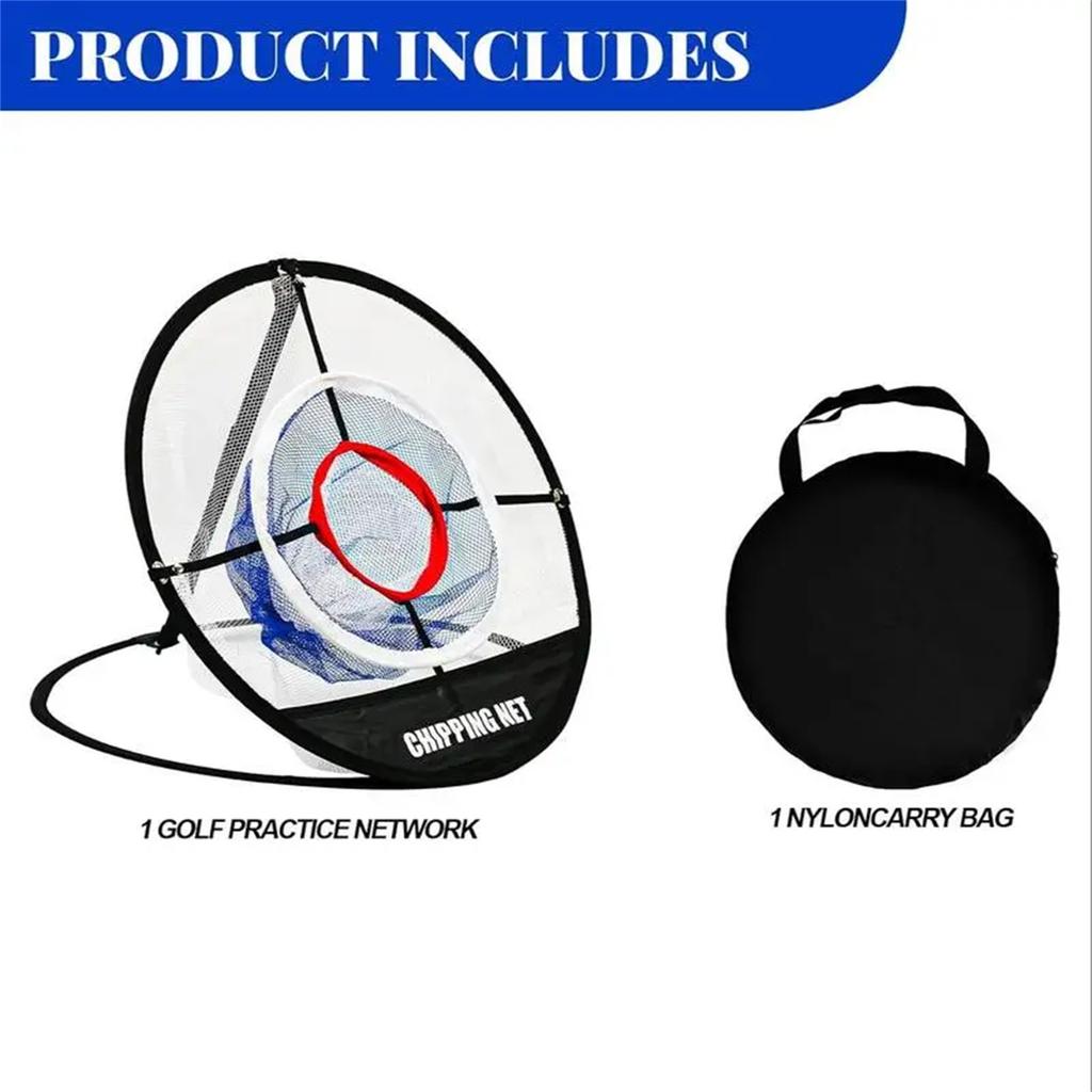 Golf Portable Club Cutting Practice Net Available Indoor And Outdoor Functions