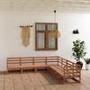 Day and Night - Day and Night Garden Furniture 7 Pieces Honey Brown Solid Pine Wood