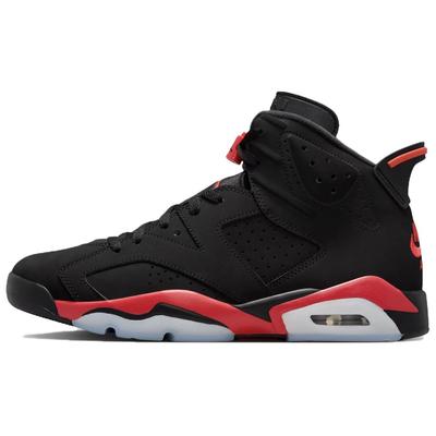 Air 6 Retro Reverse Infrared Унисекс Баскетбольные Кроссовки Черный/Светло-Алый CT8529-001