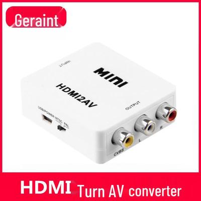 Мини HDMI к AV Конвертер со Звуком и Блоком Питания - Кабель-адаптер 3RCA