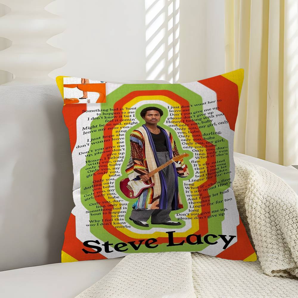 Singer Steve Lacy Cushion Cover Inches Farmhouse Decor Home Throw Pillow Covers For Couch Decorations