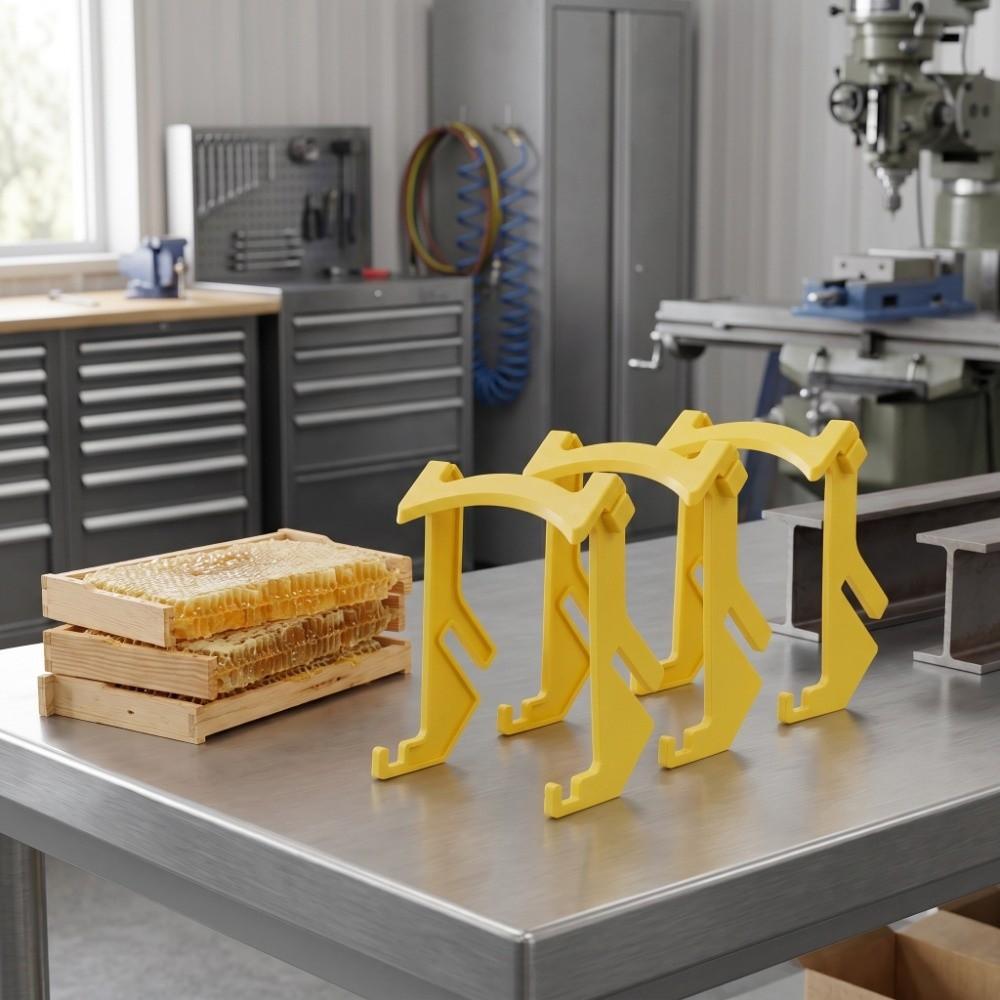 3Pcs Portable Honey Bucket Rack Plastic Beehive Frame Holder Frame Grip Holder Honey Harvesting