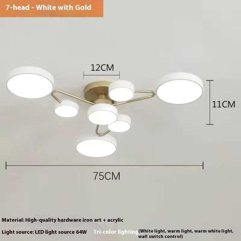 Освещение гостиной, потолочные светильники, креативные и персонализированные светильники для столовой, современные и простые люстры для спальни