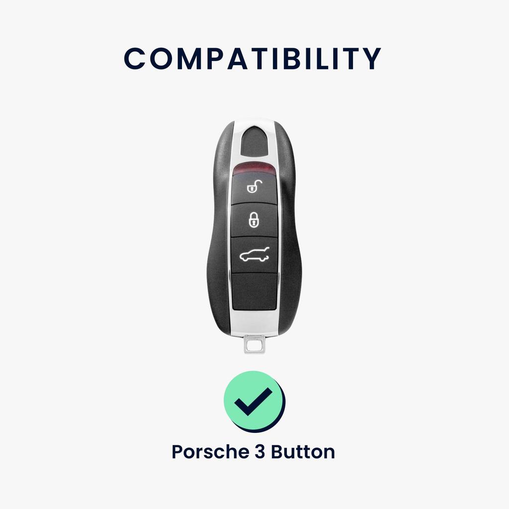 Чехол для ключа Porsche с тремя кнопками (Только модели, совместимые с бесключевым доступом) - Силиконовый чехол