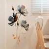 2Pcs/Set Simulation Flower Wall Stickers Living Room Bedroom Wall Home Beautification Decorative Wall Stickers