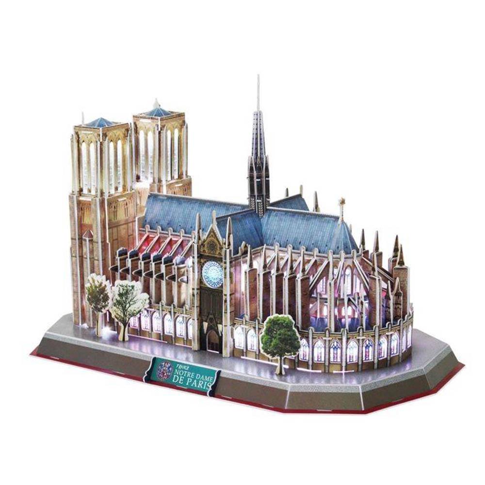 Puzzle 149 Pieces 3D Puzzle with LED Notre Dame De Paris