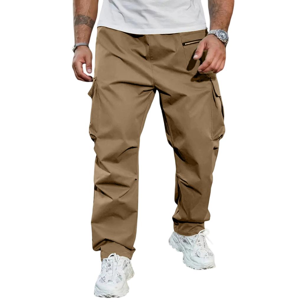 Men's Loose Sports Leisure Multiple Pockets Function Workwear Trousers