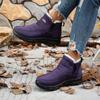 Comfortable Anti Slip Windproof Snow Boots with Plush Lining, Easy To Wear Ankle Boots Suitable for Couples
