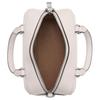 Coach Сумка-портфель 19 Логотип из букв Застежка-молния Гладкая кожа Сумка-боулинг На плечо Через плечо Сумка Женские сумки Средний размер Серебристый Белый CT776-SVHA