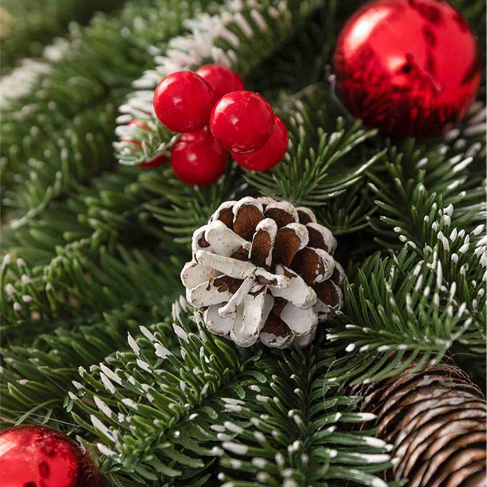 60cm Teardrop Wreath Christmas Decorative Wreath New Upside Down Wreath Holiday Party