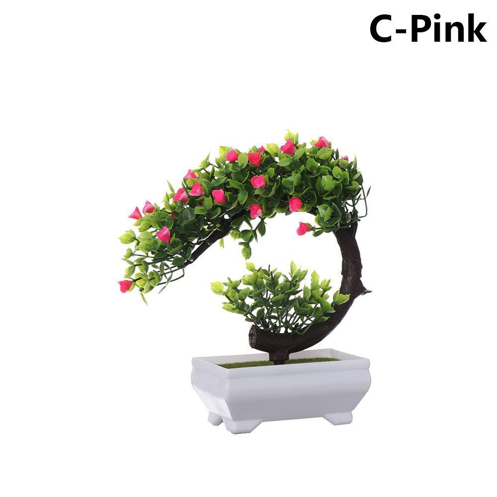 Ornament Topiary Pine Tree Lifelike Plants Home Decoration Artificial Bonsai Simulation Potted