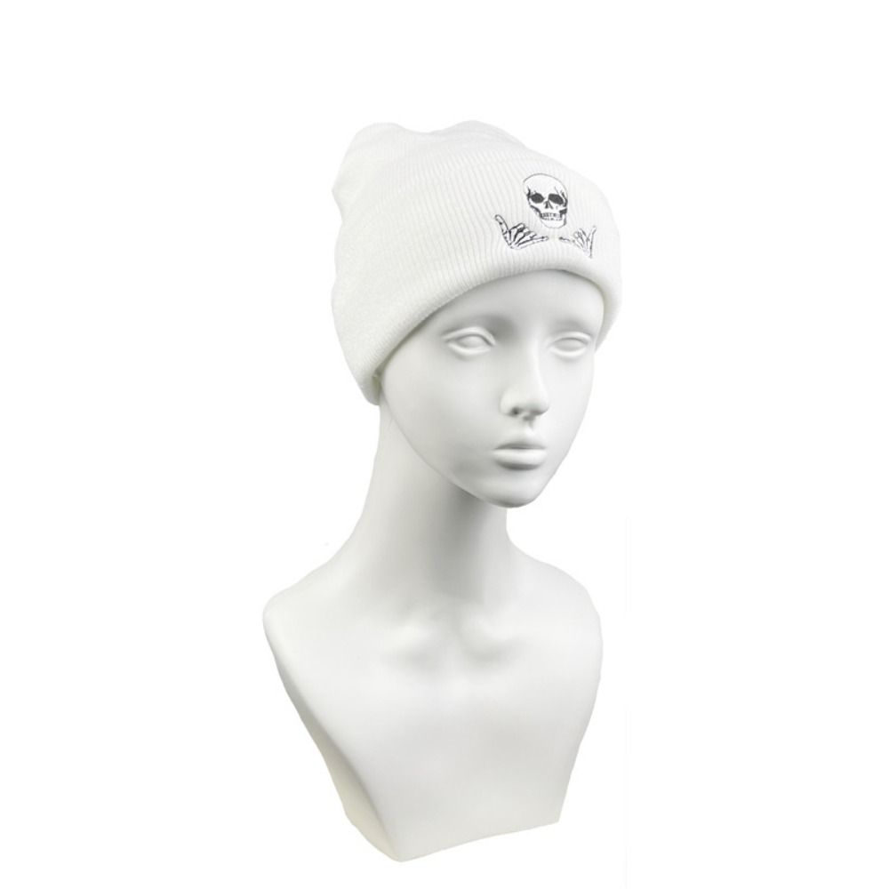 Утолщенная холодная шапка эластичная вязаная шапка-бини новая женская зимняя шапка для улицы для лыж