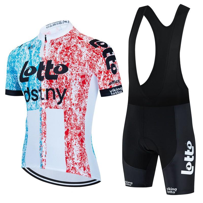 Mens Cycling Jersey Set Breathable Quick-Dry Bike Apparel Road Mountain Biking Wear