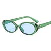 New Women Small Oval Vintage Sunglasses Brand Designer Retro Points Sun Glasses Female Lady Eyeglass Cat Eye Driver Goggles