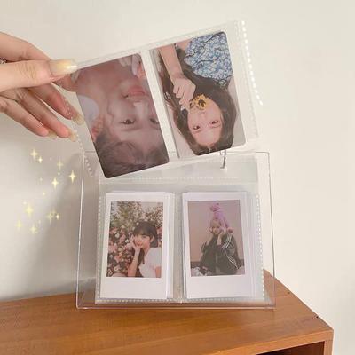 3/4/5/6 дюймов фотоальбом откидная акриловая фоторамка настольная подставка Kpop фотокарточка переплет календарь подставка держатель для фотографий