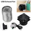 1 шт. с трубой USB вытяжной вентилятор воздуховод вентиляция воздуходувка ванная кухня промышленный