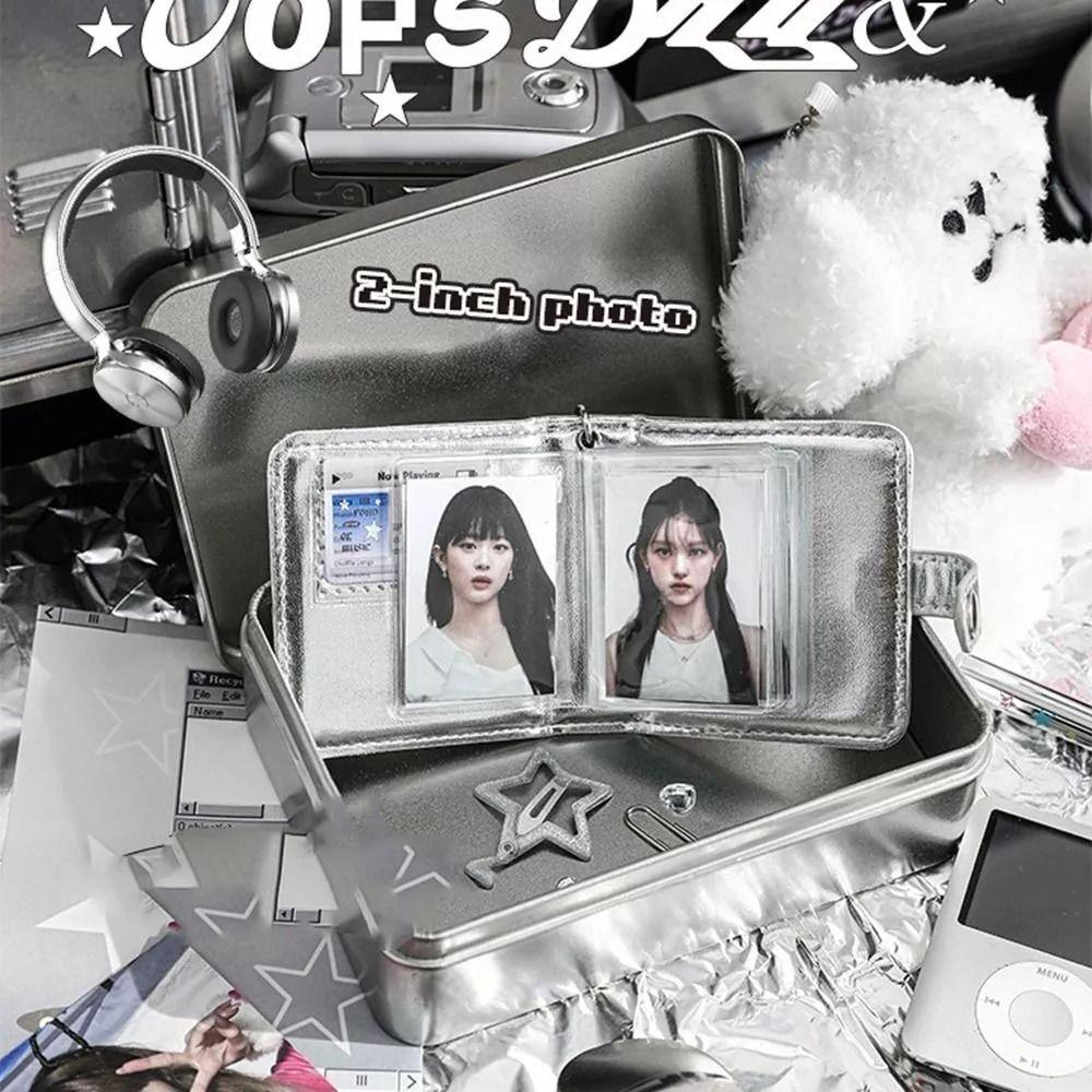 Мини Холдер для Фотокарточек Мини Фотоальбом 2 Дюйма Папка для Сбережений Наличных Новая Папка для Фотокарточек