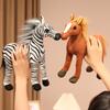 Horse Plush Doll Cute Foal Shape Stuffed Animal Soft Pony Plush Toy Skin-Friendly Comfortable Birthday Gift for Children
