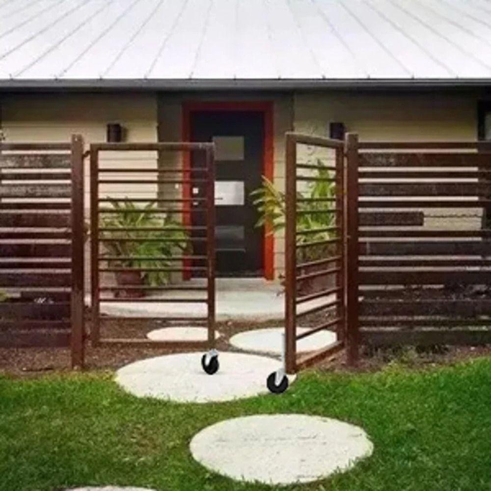 Heavy-duty Spring Loaded Caster 4 Inch Spring Damping Wheel Door Gate Wheel  Household