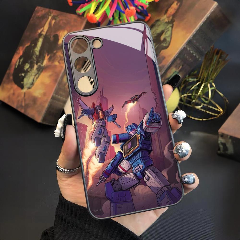 Transformers Phone Case for Samsung Galaxy S24 S23 S22 S21 S20 A24 A34 A54 A53 Note20 M54 Fe Ultra Plus Glass