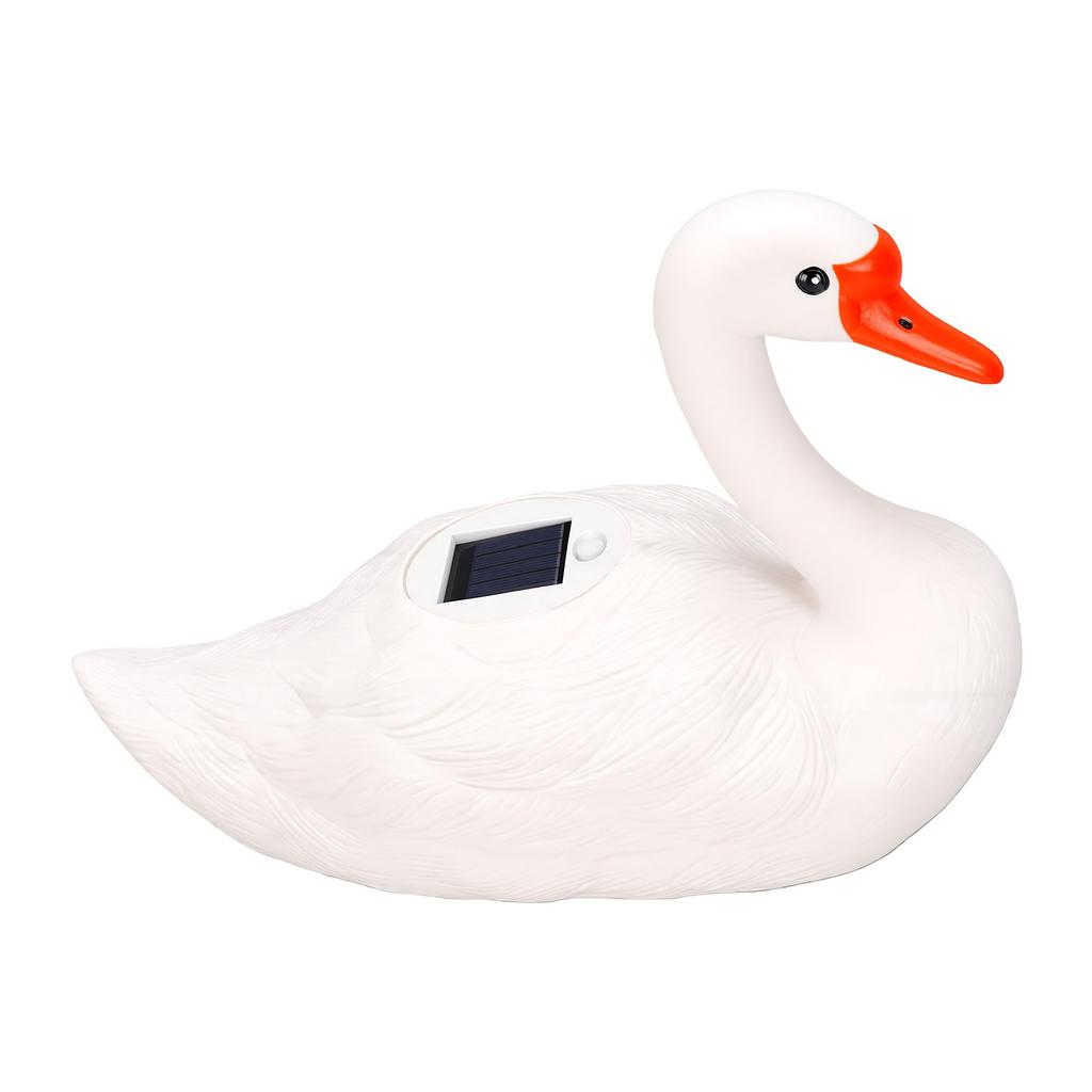 Solar Swan Pool Floater Decorative Floating Dispenser with Light for Pools Hot Tub Pond Garden