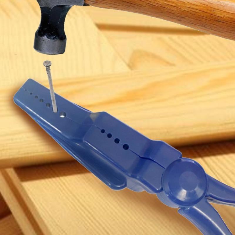 Nail‑holding Pliers Anti‑hammering Device Nail Fixing Tool Hammer‑assisted Positioning Clamp for Cement Steel Nails Safe Hand