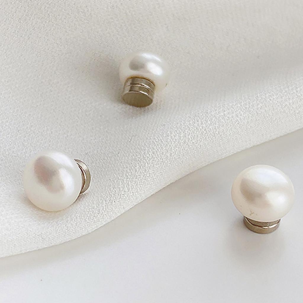 Not Pierced Magnetic Pearl Earrings Vintage Comfortable Clip Earrings Unique Statement Earrings for Women and Girls