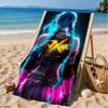 Fantasy Warrior JingX Beach Towel, Microfiber Beach Towel, Perfect For Pool, Beach, Travel, Home Decor Beach Party Fan gifts