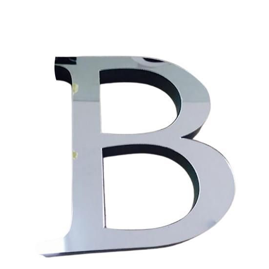 Популярные свадебные английские любовные письма домашний декор 3D зеркальные настенные наклейки алфавит рождественский декор ARI