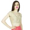 Dupion Silk Ready- Made Designer Crop- Top Choli Party Wear Blouse