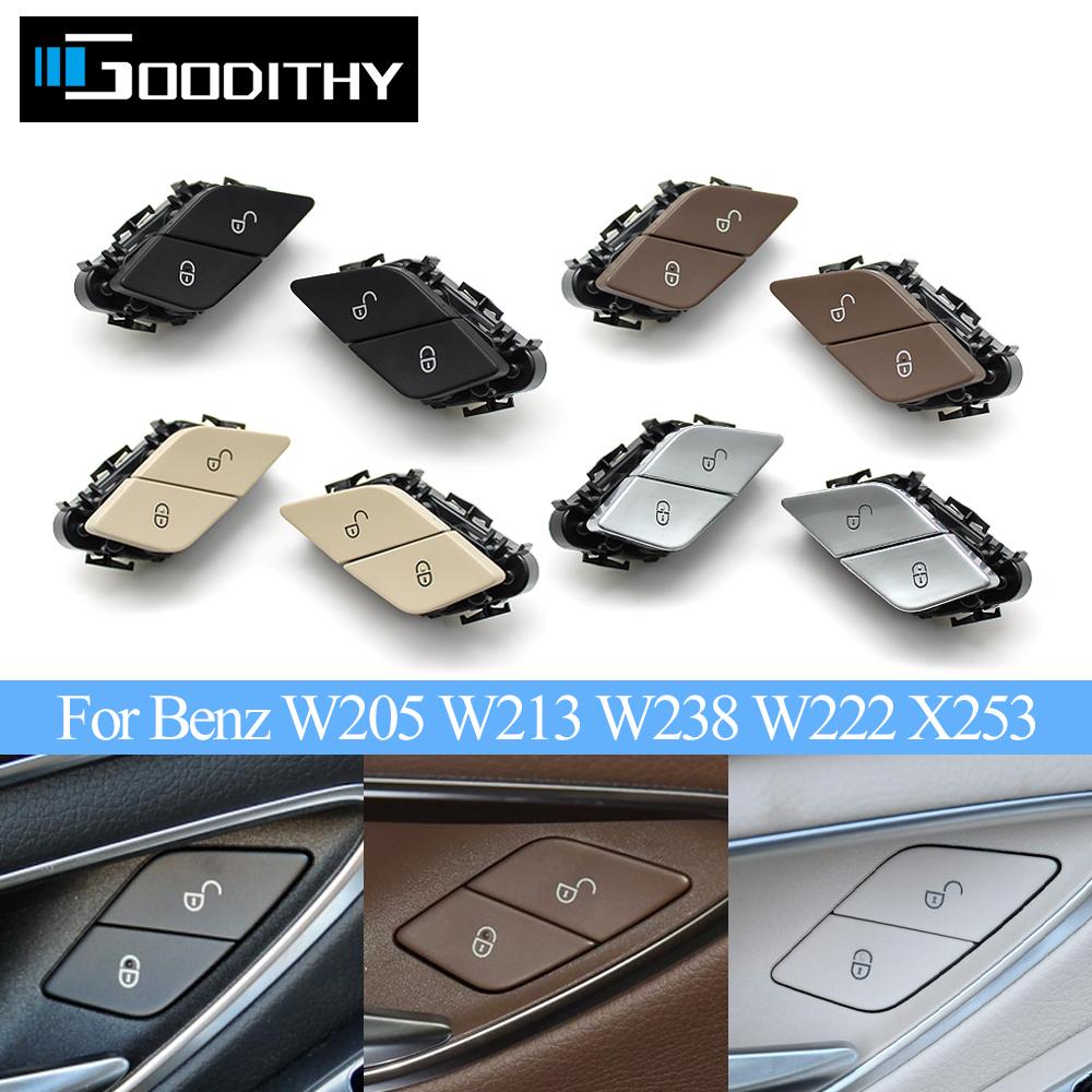 Car Interior Front Left Right Door Security Lock Unlock Switch Button Assembly For Benz W205 X253 W447 N293 W213 W238 W257 X290