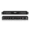 DJ Power Amplifier 4 Channel Lightweight Amplifier 1U 8 Ohm 100W 4 Ohm 200W Suitable for Small Stage Performance Karaoke DGNOG