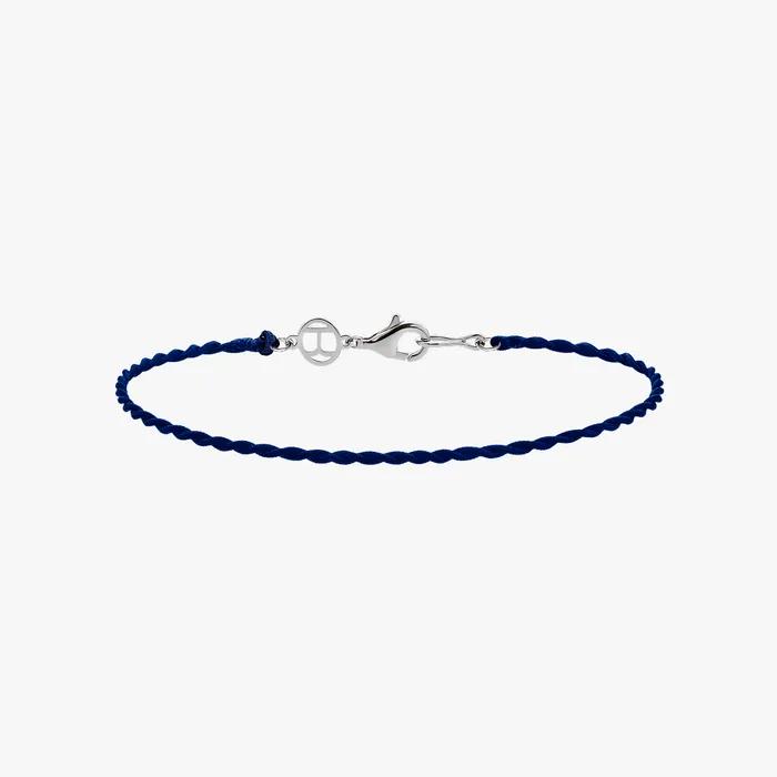 [Worn by Hankyoreh] 14k Twist String Bracelet (Select 1: Red/Navy/Black)