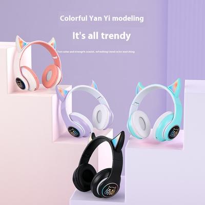 Светящаяся гарнитура сабвуфер беспроводная гарнитура Bluetooth гарнитура