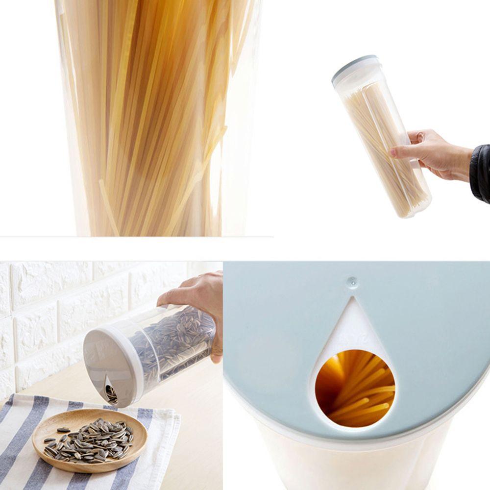 Банка Кухонные контейнеры Коробка для хранения лапши Емкость для хранения зерна Столовые приборы Емкость для хранения продуктов Спагетти Контейнер