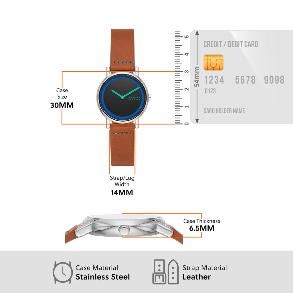 Часы SIGNATUR LILLE SKW3116 Коричневые [Skagen] Женские