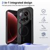 KEYSION Магнитный чехол для телефона для Xiaomi 15 Ultra 5G Силикон+ПК Матовый Полупрозрачный Прозрачный Ударопрочный чехол для Xiaomi 14 Ultra 5G