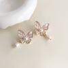 Dripping Enamel Flower Series Real 925 Silver Gold Plant Stud Earrings For Women Small Niche Accessories