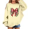 Children's Fashionable Casual Long-sleeved Loose Christmas Print Pullover Sweatshirt