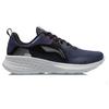 Li Ning SOFT ELEMENT Амортизация Нескользящие Износостойкие Низкие Спортивные Повседневные Кроссовки Мужские Черно-синие ARHR077-3