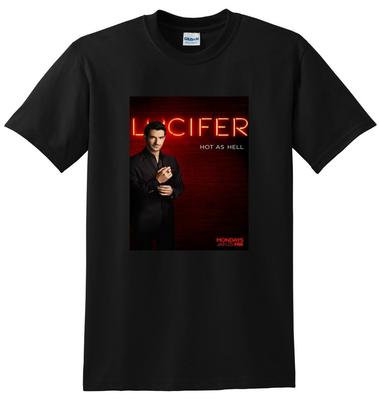 ФУТБОЛКА ЛЮЦИФЕР сериал сезон 1 2 3 постер футболка МАЛЕНЬКИЙ СРЕДНИЙ БОЛЬШОЙ XL Унисекс Футболка