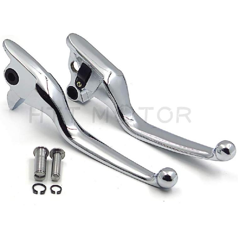 HTTMT MT241-026-CD Parts Chrome Brake Clutch Hand Lever Compatible with Harley 2008-2013 Touring and Trike Models 2014-later FLHR and FLHRC (Does NOT
