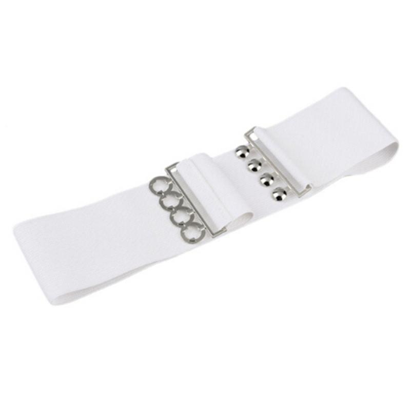 Женский винтажный эластичный эластичный ремень с широкой талией