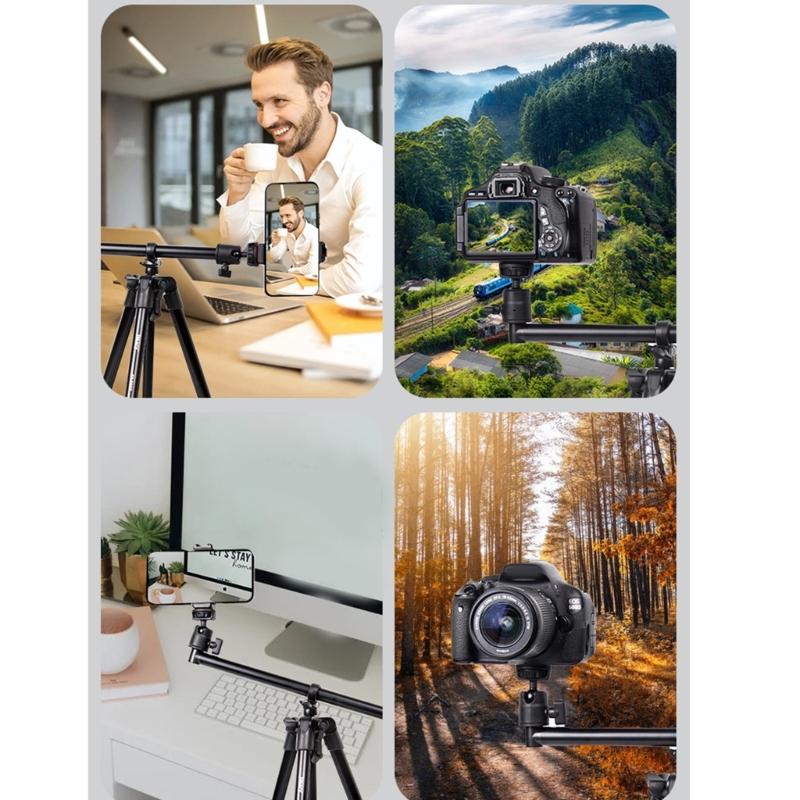 Штатив для телефона 133 см Профессиональный штатив Складная конструкция для видеозаписи Зеркальная камера Регулируемая стойка для фотографии