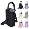 Oxford Crossbody Water Bottle Bag Adjustable Strap Water Bottle Carrier Bag Walking Hiking