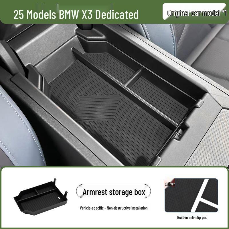 Ящик для хранения подлокотника центральной консоли для аксессуаров BMW X1/X3/X5/X5L/I3/3/4/5 Серии.