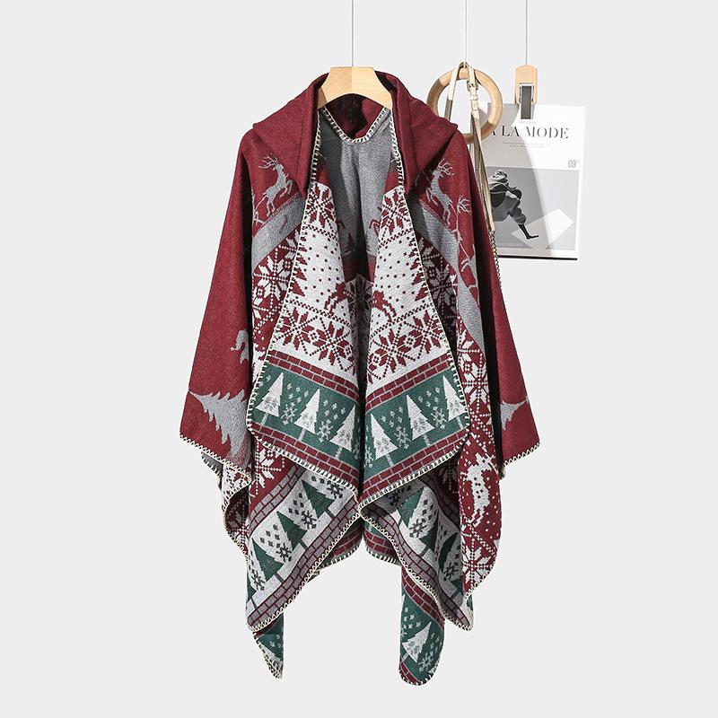 Дышащая, теплая и универсальная домашняя, осенне-зимняя женская шаль для путешествий, толстый плащ, одеяло с кондиционером
